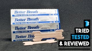 Better Breath Nasal Strips  Tested amp Reviewed [upl. by Proffitt]