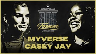 KOTD  MyVerse vs Casey Jay I RapBattle Compliment Battle [upl. by Tonia]