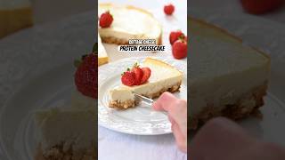 The best protein cheesecake  NO PROTEIN POWDER cottagecheese cheesecake highprotein [upl. by Irah]