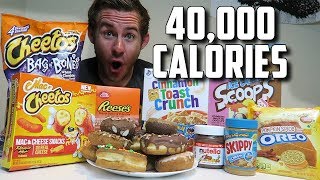 THE quotSUPERCHARGEDquot 40000 CALORIE CHEAT DAY [upl. by Ahsika262]