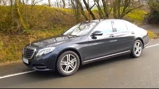 Mercedes SClass S500 V8 review test drive Mercedes W222  Neue Mercedes SKlasse Testfahrt [upl. by Palla]