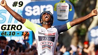 Intermarché  Wanty  Gobert Matériaux sur PCM 2022 ép9  suite du GIRO ét10 à 17 [upl. by Baal]