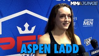 Aspen Ladd Still Hopes For Kayla Harrison Fight Despite Absence From PFL Season  2023 PFL 2 [upl. by Anevad]