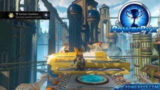 Ratchet amp Clank 2016  Kerwan Gladiator Trophy Guide Kerwan Fitness Course [upl. by Lila]