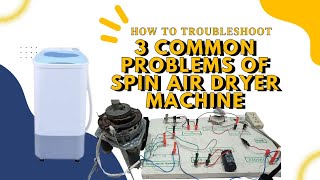 HOW TO TROUBLESHOOT 3 COMMON PROBLEMS OF SPIN AIR DRYER MACHINE TAGALOGDIYleotech [upl. by Anaitsirhc]