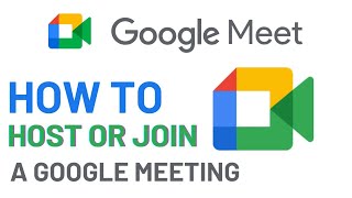 Google Meet How to Host or Join a Google Meeting with Email or Link [upl. by Richara]