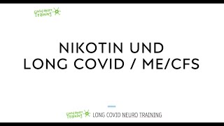 NikotinPflaster bei Long Covid MECFS  Dr Leitzke [upl. by Iz]