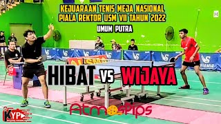 HIBAT Hebat Semarang vs WIJAYA quotVIJAYquot Trimitra Sidoarjo 🏓🏓 Umum Putra  Piala Rektor USM [upl. by Zubkoff]