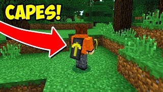 How To Get CAPES in Minecraft PE Custom Capes in MCPE [upl. by Etnod]