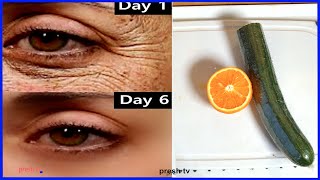 Anti aging cucumber face mask to remove fine lines under eyes fast Under eye wrinkles home remedies [upl. by Ehtiaf367]