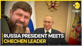 Vladmir Putin meets Ramzan Kadyrov in Moscow  World News  WION [upl. by Parthinia]