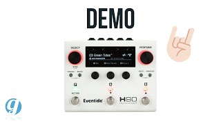 Eventide H90 Multi EFFECTS Pedal Demo NO talking eventide guitarpedals [upl. by Fara]