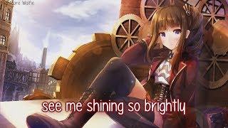 Nightcore  Solo  Lyrics English cover [upl. by Annawal]