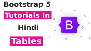 Bootstrap 5 Tutorials  Tables [upl. by Yelrihs]