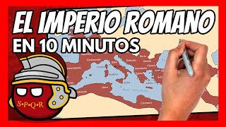 ✅ El IMPERIO ROMANO en 10 minutos  Resumen de la historia de la ANTIGUA ROMA [upl. by Nabatse]