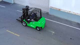 Vourdounas SA  Hangcha XC Series 4 05 0T Lithium Battery Forklift [upl. by Akinnor]