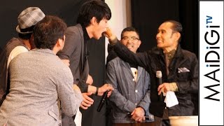 東出昌大、“熱々おでん芸”に初挑戦ものけぞる “元祖”鶴太郎も久々披露 映画｢ヒーローマニア－生活－｣ 大ヒット記念トークイベント1 Masahiro Higashide event [upl. by Sydelle]