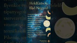 🌙HOLDFÁZISOK 🌓 Első negyed [upl. by Aciram]