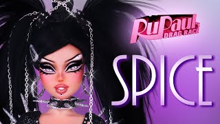 Custom SPICE Doll ⛓🖤  RUPAULS DRAG RACE [upl. by Eyahc]