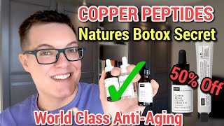 2 X FIRMER SKIN  The Best Copper Peptides skincare [upl. by Nennek946]