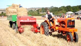 Allis Chalmers amp McCormick Baler at Little Casterton [upl. by Ole920]