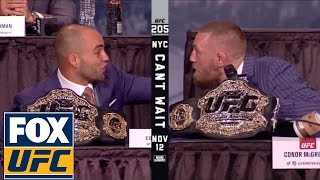 Watch the full UFC 205 press conference  Alvarez vs McGregor [upl. by Knudson]