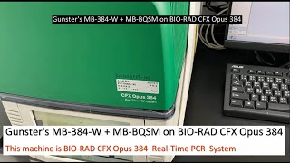 Gunsters MB384W  MBBQSM on BIORAD CFX Opus 384 Real Time PCR System [upl. by Gnanmos]