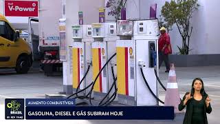 Gasolina diesel e gás de cozinha subiram hoje de preço [upl. by Ennaharas]