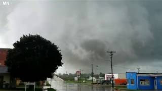 Apocalyptic tornado hits Iowa Marshalltown and Bondurant  July 19 2018 [upl. by Yffat]