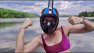 Full Face Snorkel Mask Review  Unigear [upl. by Aisanahta]