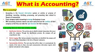 What is accounting  Basic activities and Types of accounting │ Principles of Accounting [upl. by Lindie592]