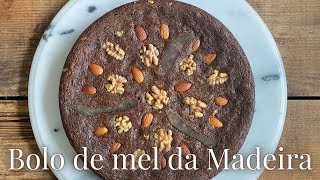 Learn how to make Bolo de mel da Madeira Molasses cake of Madeira island Portugal [upl. by Merras]