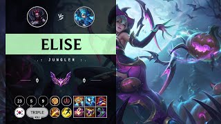 Elise Jungle vs Gwen  KR Master Patch 1411 [upl. by Hamon]