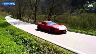 Ferrari F12 Novitec NLargo  BRUTAL LOUD F1 V12 Sound POV Accelerations Exhaust amp Autobahn Drive [upl. by Kroo800]