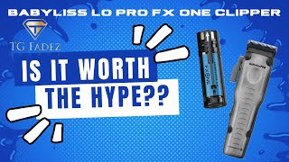 Babyliss Lo Pro Fx One Clipper UNBOXING AND REVIEWING [upl. by Zile489]