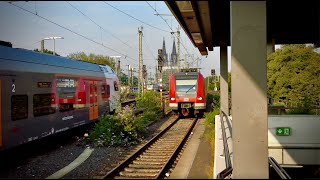 German rail travel from Cologne to Eitorf 🚄 S19 [upl. by Bean]