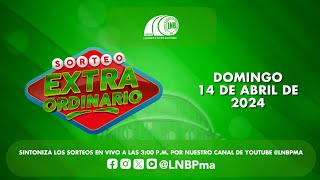 SORTEO EXTRAORDINARIO  DOMINGO 14 DE ABRIL DE 2024 [upl. by Aubin]