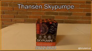 Skypumpe Thansen  Fyrværkeri nytår 20222023 [upl. by Nickola]