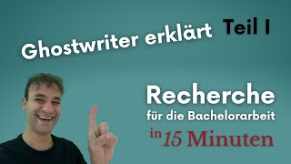 Recherche für die Bachelorarbeit  So findest du die beste Literatur in wenigen Minuten [upl. by Enoob805]