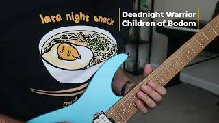 Children of Bodom  Deadnight Warrior Cover by Dave Sanders [upl. by Hayotal451]