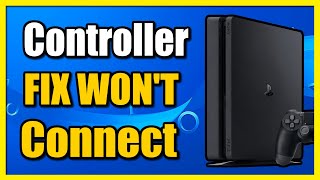 How to Fix PS4 Controller Not Connecting or Pairing Easy Tutorial [upl. by Pren30]