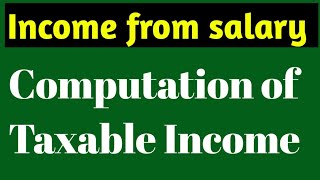 Computation of income from salary  Income tax  Which offers should be accepted Deduction sec 80C [upl. by Hendel]