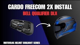 Motovlog Build  Cardo Systems Freecom 2X Install [upl. by Ruhtracam]