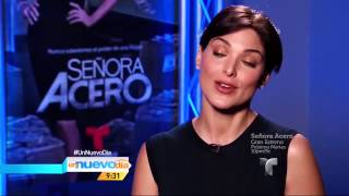 Blanca Soto Protagonista de Señora Acero En Un Nuevo Día 17Sept14 [upl. by Nosneb841]