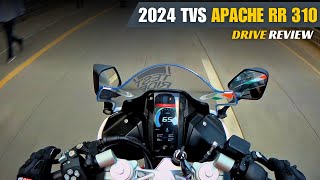 Tvs Apache RR 310 new model 2024 Drive Review  Better than KTM RC390 [upl. by Gupta460]