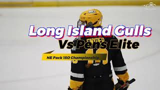 LI Gulls VS Pens Elite 15O  Championship Game Highlights [upl. by Galan317]