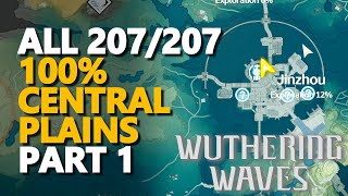 All Supply Chests Central Plains 100 Exploration Wuthering Waves PART 1 [upl. by Ailad]