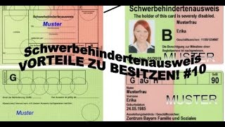 Schwerbehindertenausweis VORTEILE ZU BESITZEN [upl. by Ilamad700]