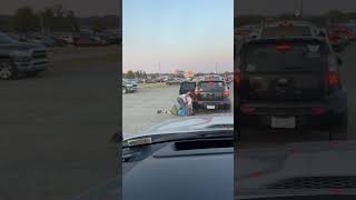 Charlotte Motor Speedway 2024 Roval Parking Lot Fight nascar nascarfight charlottemotorspeedway [upl. by Oilla]