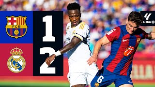 FC BARCELONA 1 vs 2 REAL MADRID  EL CLÁSICO  LALIGA 202324 MD11 [upl. by Neetsirk549]